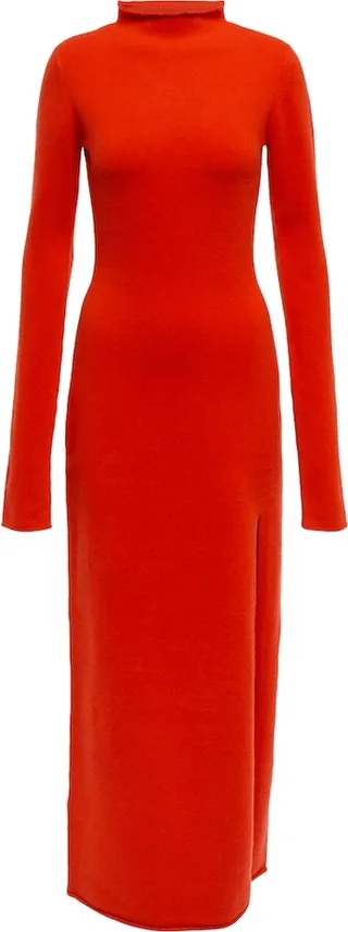 Oriana cashmere-blend maxi dress