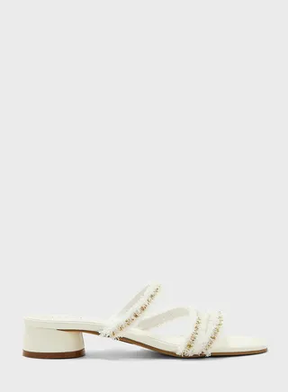 Multi Strap Low Heel Sandals