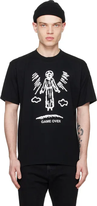 UNDERCOVER Black 'Game Over' T-Shirt