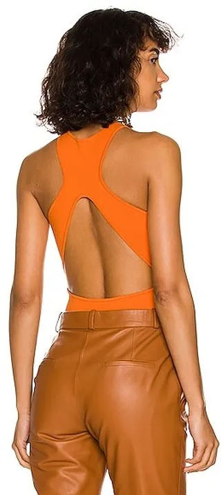 A.L.C. Pierce Bodysuit in Orange