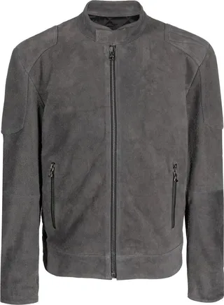 Suede Biker Jacket