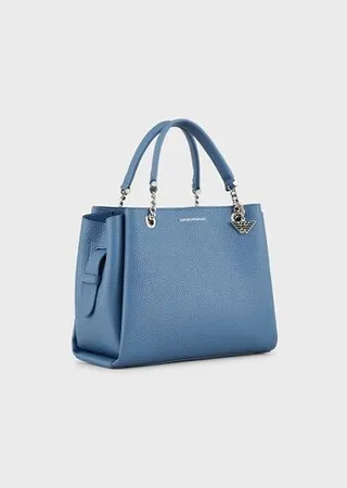 Palmellato leather-effect handbag with eagle charm