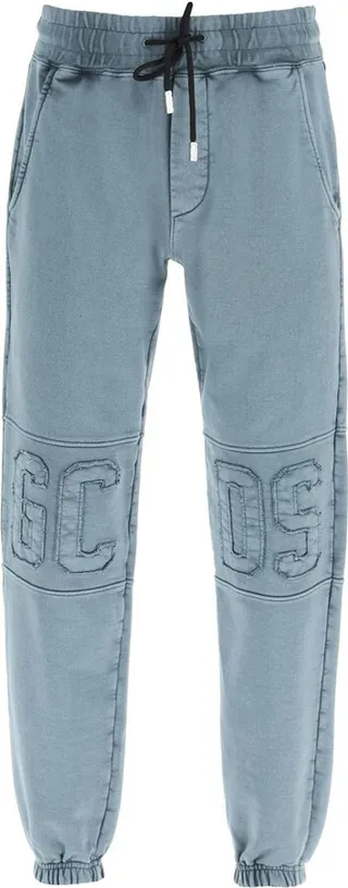 GCDS Logo Patch Drawstring Tapered Pants