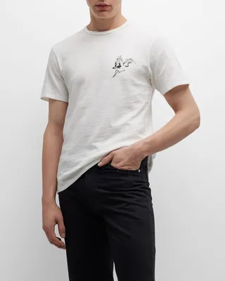 Men's Crane Graphic Crewneck T-Shirt