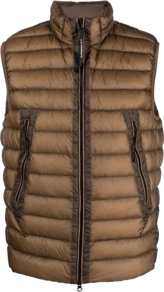 Zip-Fastening Padded Gilet