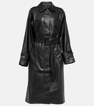 White Label faux leather coat