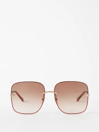 Benjamine Oversized Square Sunglasses