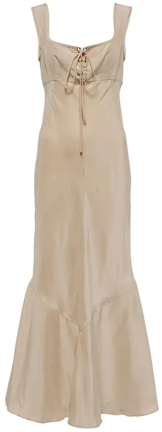 Cora silk maxi dress