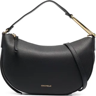 Logo-Detail Leather Shoulder Bag