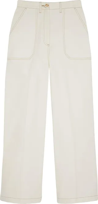 High-Waisted Wide-Leg Jeans