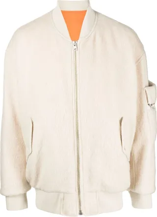 Wool-Blend Bomber Jacket