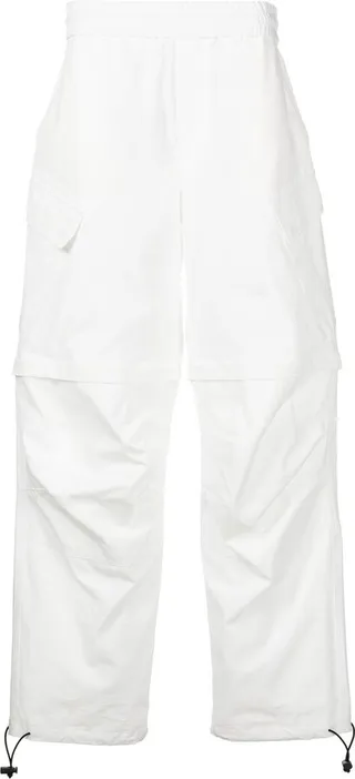 Elasticated Wide-Leg Trousers