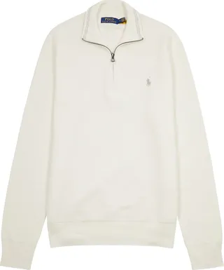 Polo Ralph Lauren Half-zip Piqué Cotton Jumper