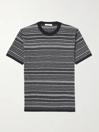 Striped Merino Wool T-Shirt