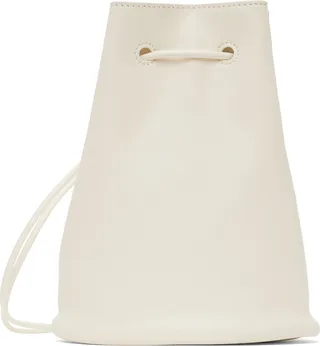 Jil Sander Off-White Climb Drawstring Shoulder Bag