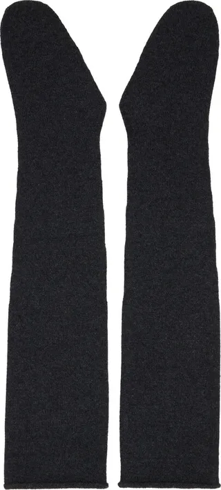The Row Gray Chopo Mittens