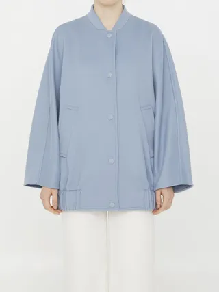 Wool And Cashmere Bomber Jacket