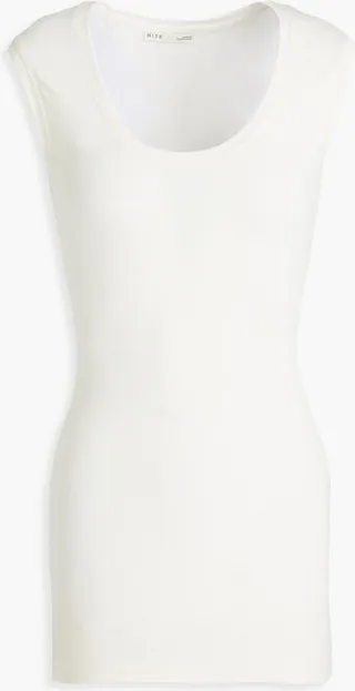 Stretch-jersey tank