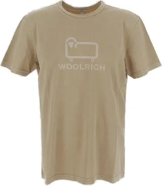 Woolrich Logo Printed Crewneck T-Shirt