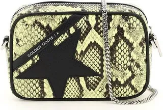 Golden Goose Deluxe Brand Star Patch Zipped Crossbody Bag