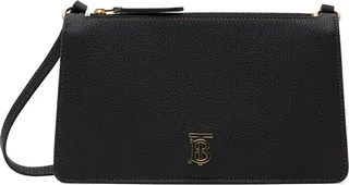 Burberry Black Mini TB Shoulder Bag