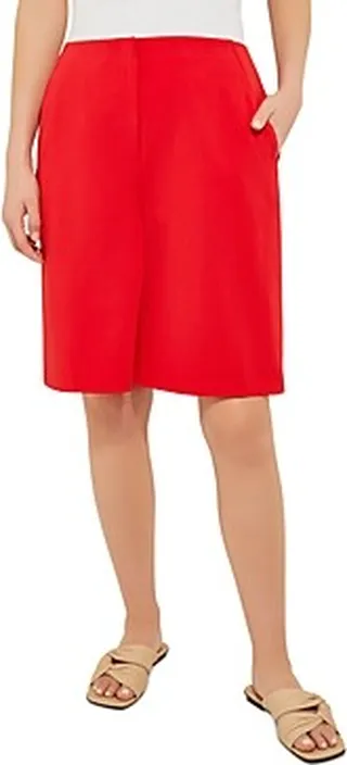 Misook Bermuda Wide Leg Shorts