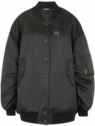 Wide-Style Bomber Coat