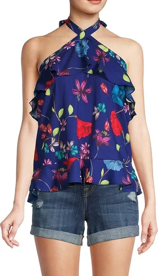 Floral Halterneck Top