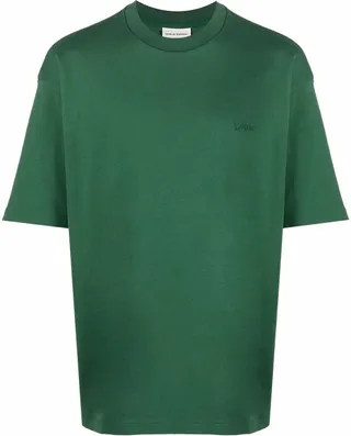 logo-embroidered T-shirt
