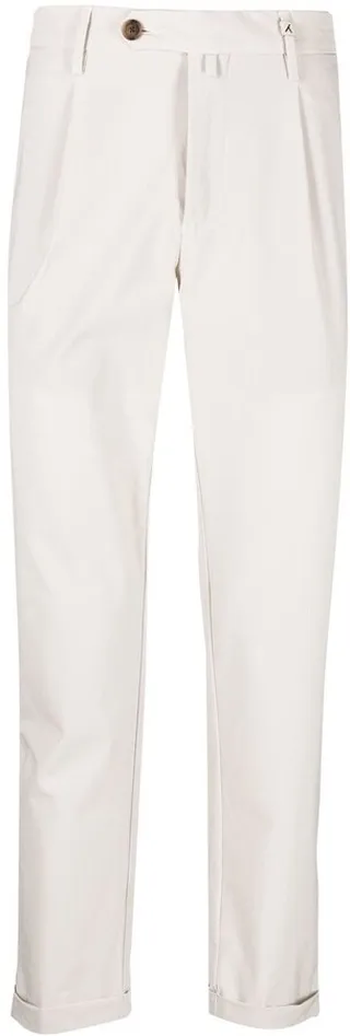 Pleated Straight-Leg Trousers