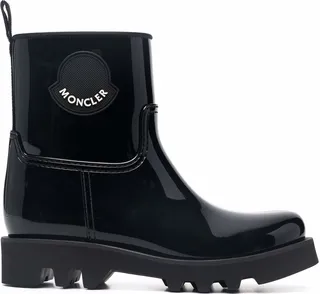 Ginette logo-patch rain boots
