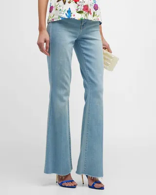 Sera High Rise Sneaker Flare Jeans