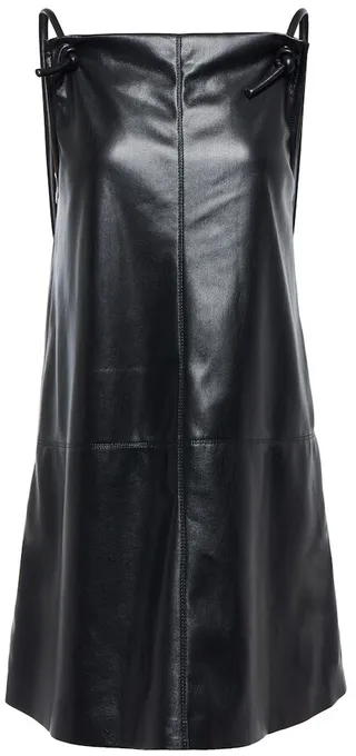 Claire faux leather minidress