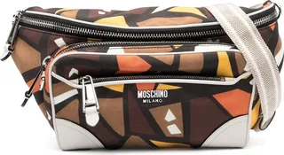 Abstract-Pattern Belt-Bag