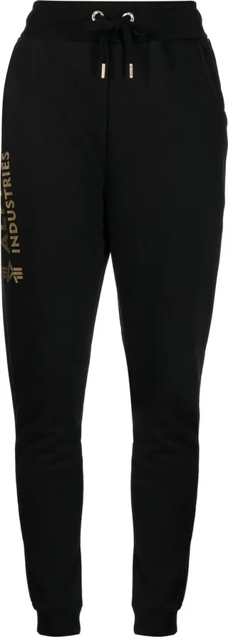 Logo-Print Drawstring Track Pants