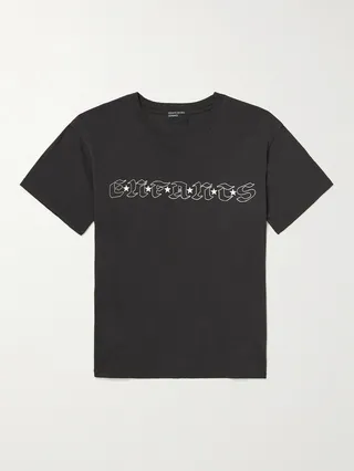 Printed Cotton-Jersey T-Shirt