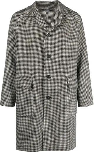 Single-Breasted Wool Coat