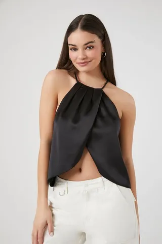 Satin Tulip-Hem Cami