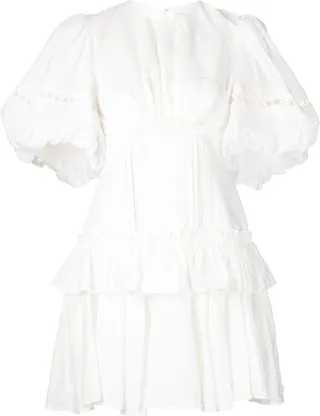 Clovelly ruffle mini dress