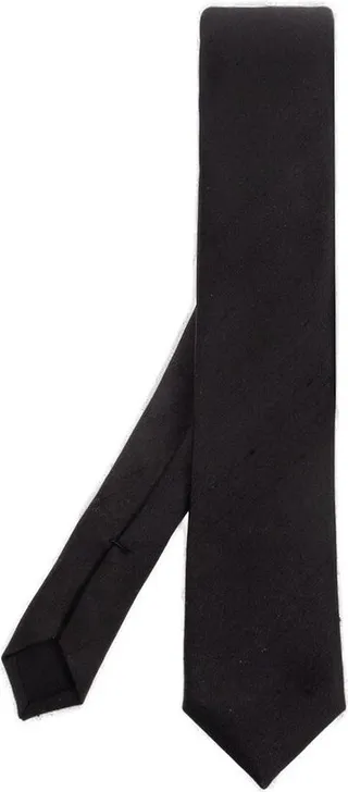 Saint Laurent Logo Patch Chain-Detailed Tie