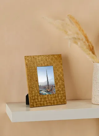 Bowerbird Gold Design Photo Frame 4 X 6In