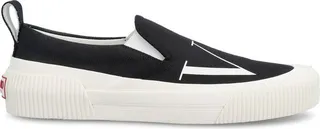 Valentino VLTN Logo Printed Slip-On Sneakers
