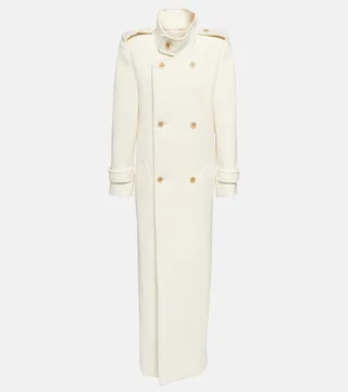 Oversized wool coat