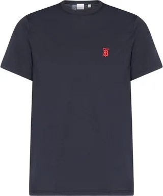 Burberry Logo Embroidered T-Shirt
