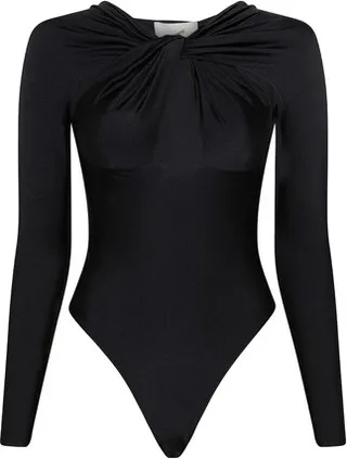 Twisted cut-out bodysuit