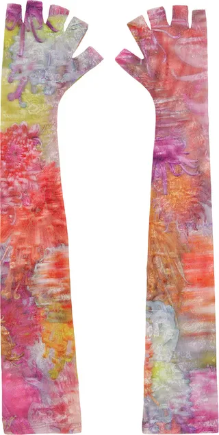 Collina Strada Multicolor Fingerless Gloves