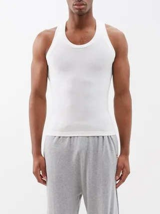 No. 270 Cotton And Cashmere-blend Tank Top