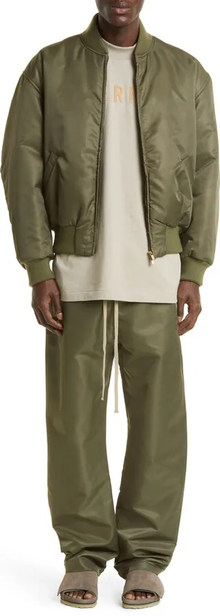 Eternal Nylon Twill Bomber Jacket