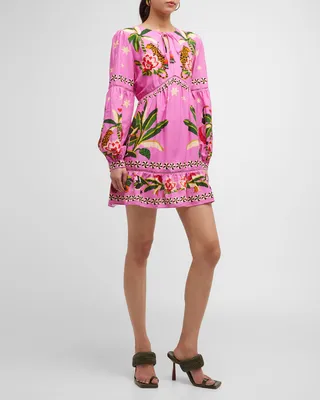 Leopard Forest Mini Dress