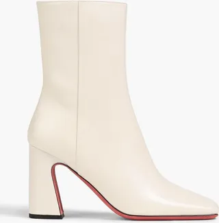 Agnes 90 leather ankle boots
